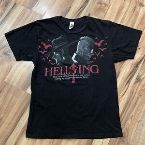 Rare Y2K "Hellsing" anime t-shirt Sz Small